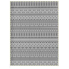 Outdoor Rug Carpet with USB Lights Reversible Patio Rug with Carry Bag for Camping 12' x 9'